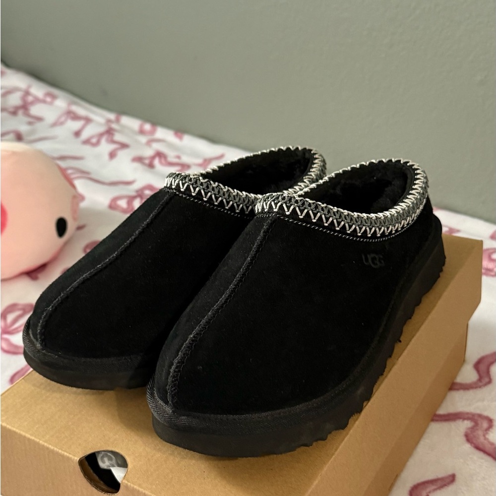 UGG Black Tasman Slip-Ons - Picture 2 of 2